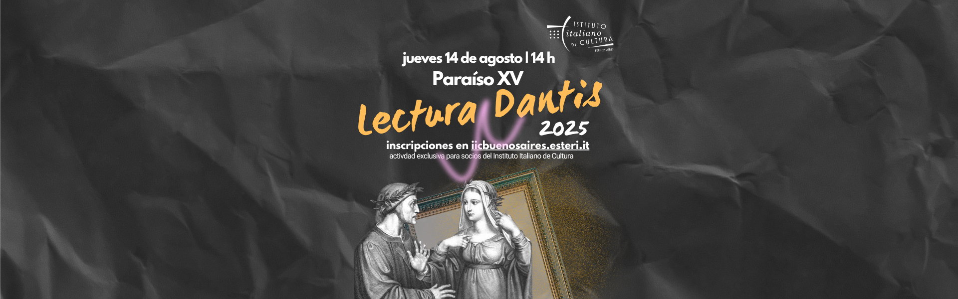 Lectura Dantis Paraíso XV FOTONE