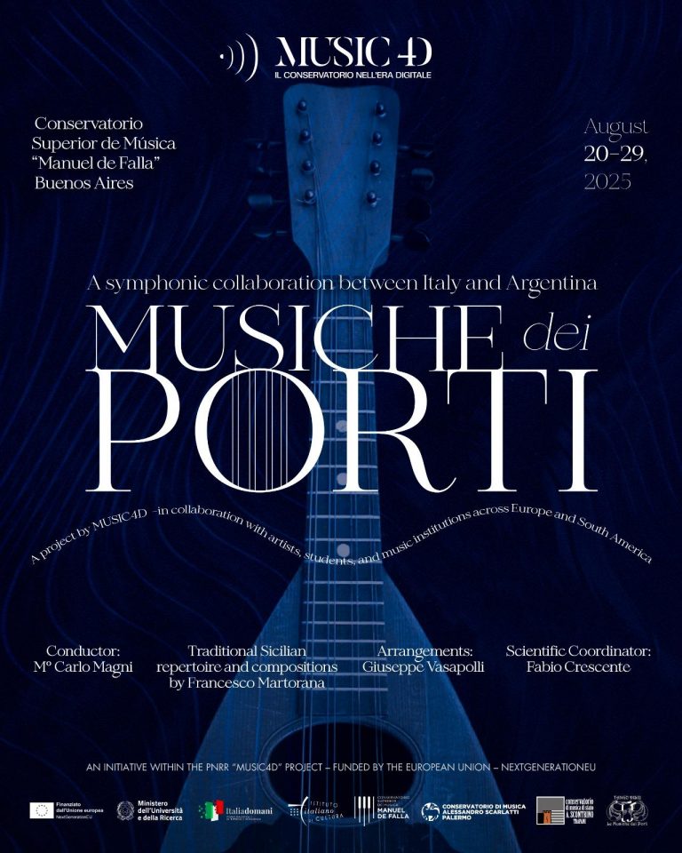 Locandina concerto 28 agosto Conservatorio Palermo
