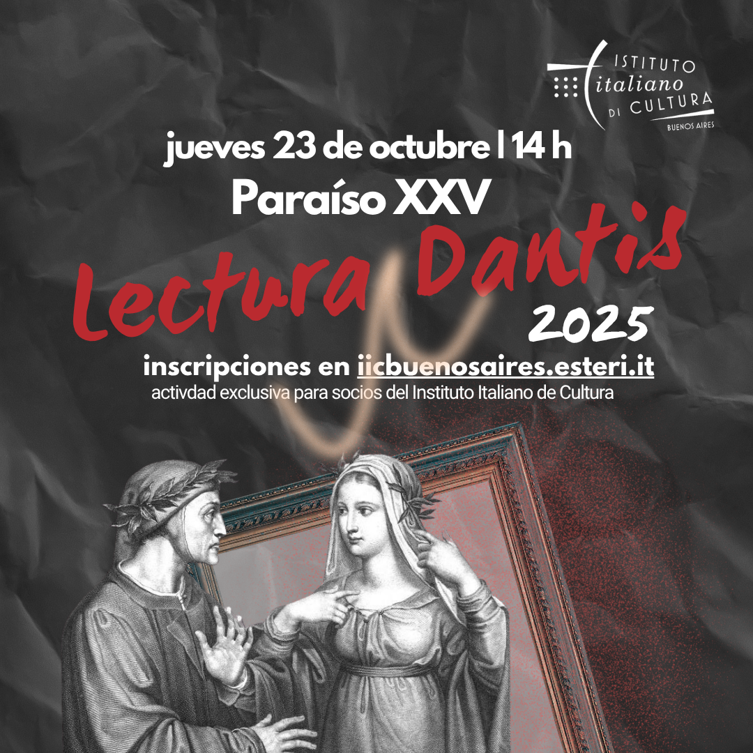 Lectura Dantis Paraíso XXV