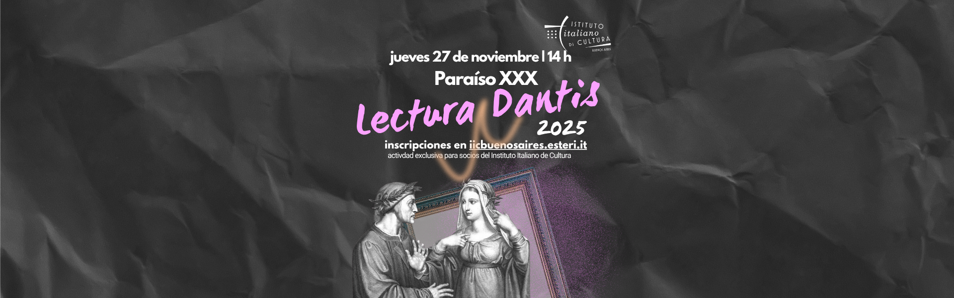 Lectura Dantis Paraíso XXX FOTONE