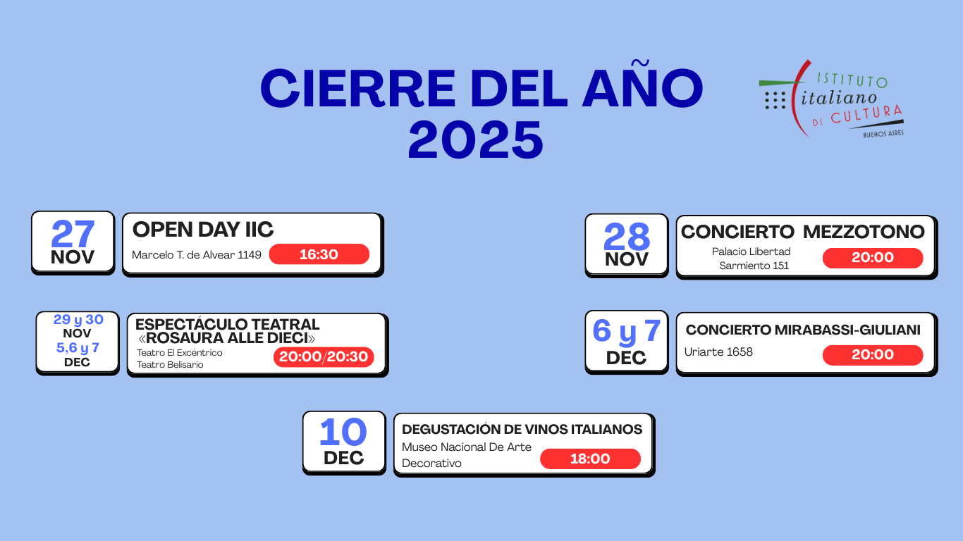 White and Light Blue Minimalist Event Schedule Instagram Post