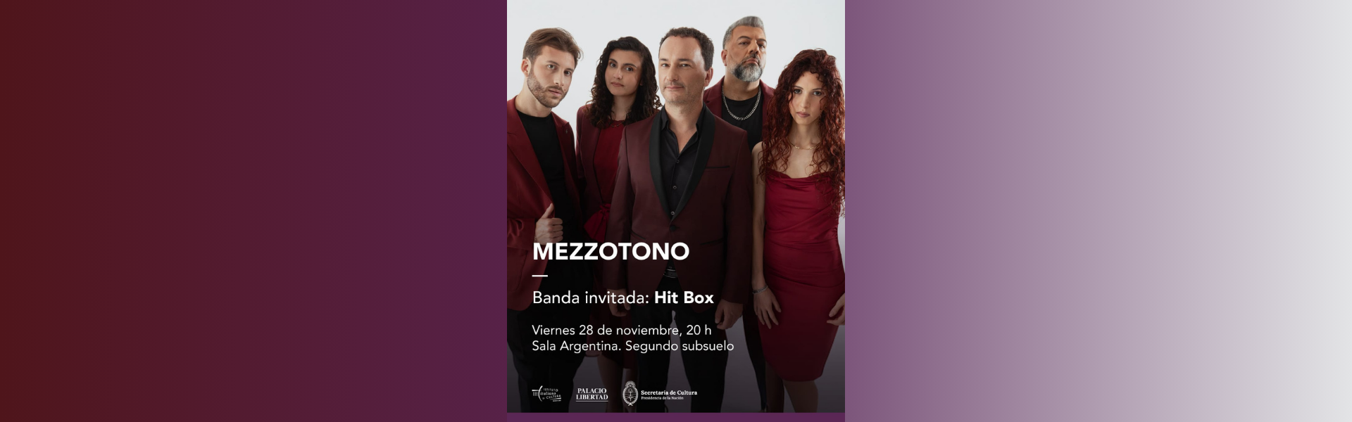 Concierto del grupo vocal Mezzotono en Palacio Libertad
